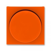 3294H-A00123 66  Kryt stmívače s otočným ovladačem, s upevňovací maticí, oranžová / kouřová černá